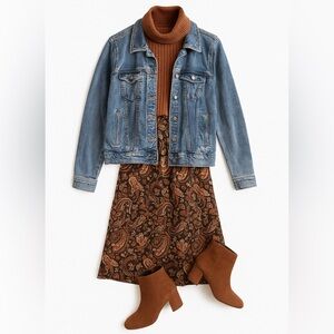 Sonoma Women’s Lightly Distressed Denim Jean Jacket